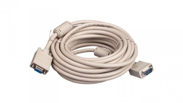 Kabel przedłużający SVGA Typ DSUB15/DSUB15, M/Ż beżowy 10m AK-310203-100-E