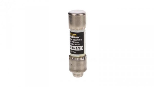 Wkładka bezpiecznikowa cylindryczna 10x38mm 0,5A 600V AC, Limitron, Klasa CC KTK-R-1-2