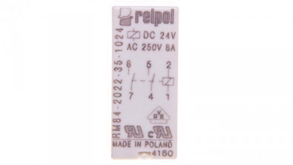 Przekaźnik miniaturowy 2Z 24V DC PCB AgNi RM84-2022-35-1024 600468 /20szt./
