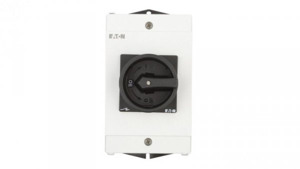 Łącznik krzywkowy 0-1 3P 25A 1Z 1R w obudowie IP65 P1-25/I2/SVB-SW/HI11 207295