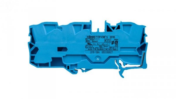 Złączka szynowa 3-przewodowa 10mm2 niebieska 2010-1304 TOPJOBS