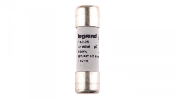 Wkładka bezpiecznikowa cylindryczna 14x51mm 25A gL 500V HPC 014325