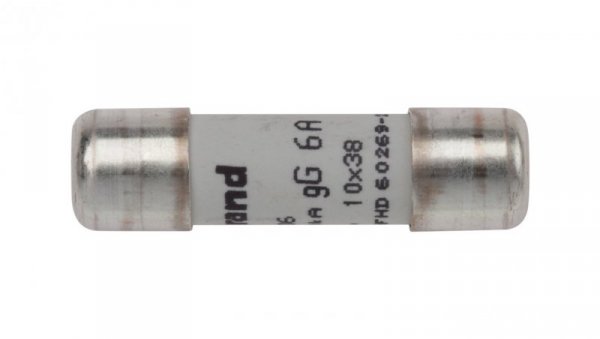Wkładka bezpiecznikowa cylindryczna 10x38mm 6A gL 500V HPC 013306