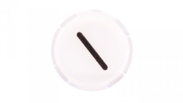 Soczewka przycisku 22mm płaska biała z symbolem START I M22-XDL-W-X1 218296
