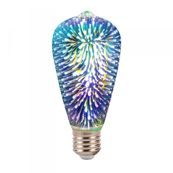 Żarówka LED V-TAC 3W E27 Filament Gwiazdy 3D Vintage ST64 VT-2223-N 3000K 25lm