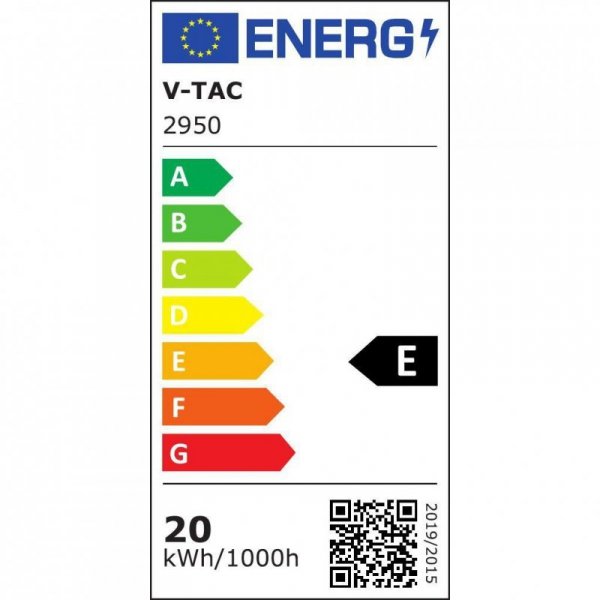 Projektor Oprawa Elewacyjna V-TAC 17W LED Okrągła Biała IP65 VT-11020 3000K 2520lm