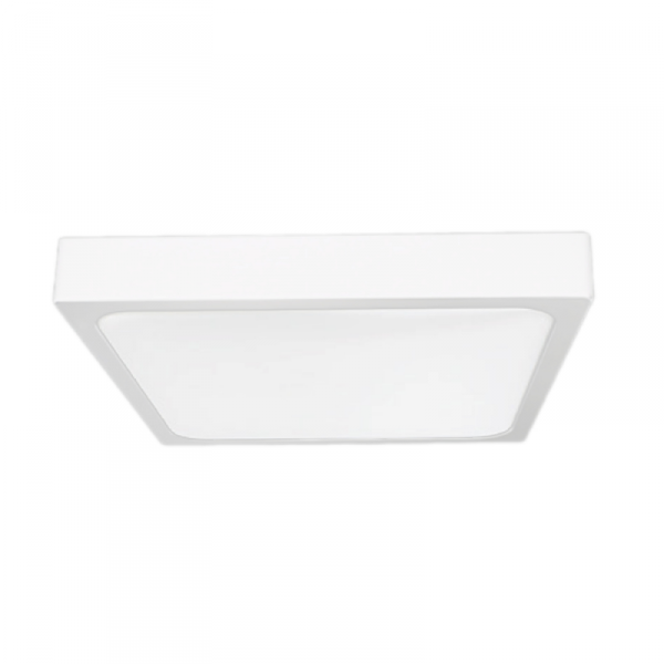 Plafon V-TAC 24W LED Kwadrat IP44 Czujnik Ruchu Mikrofalowy 30x30cm Biały VT-8624SW-SQ 4000K 2400lm