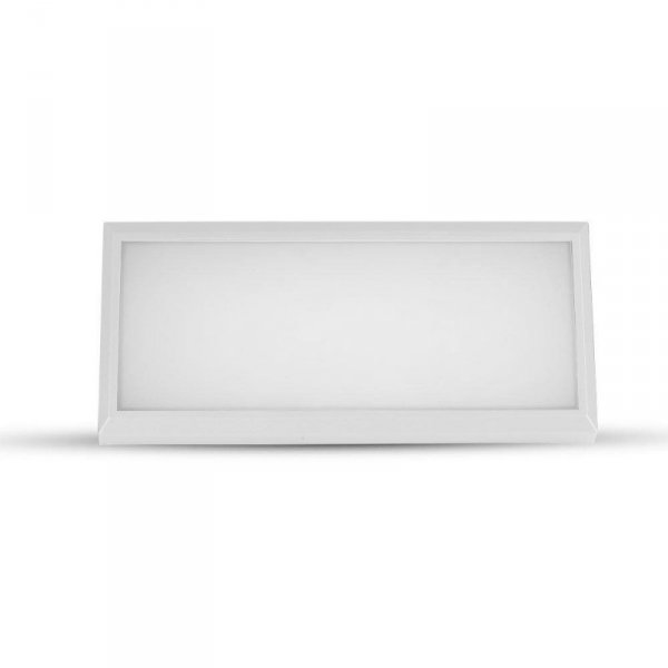 Oprawa Ścienna V-TAC 12W LED Ukośna Biała IP65 VT-8054 6400K 1250lm
