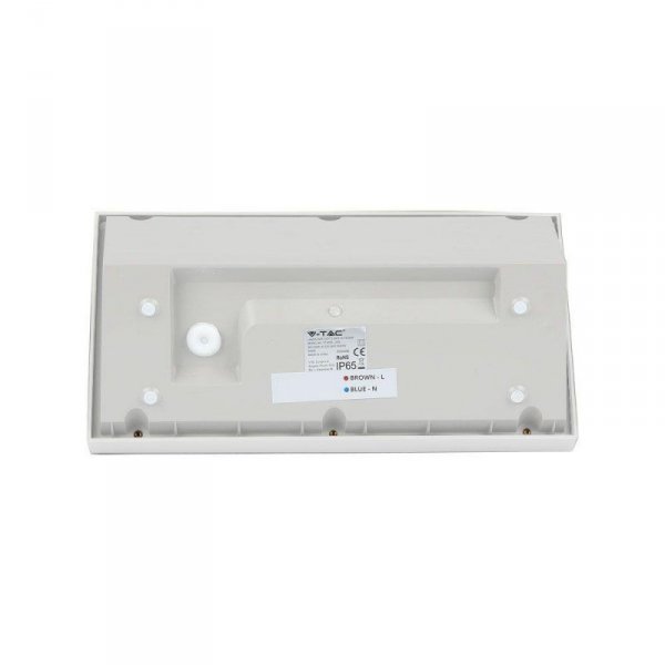 Oprawa Ścienna V-TAC 20W LED Ukośna Biała IP65 VT-8055 3000K 2045lm
