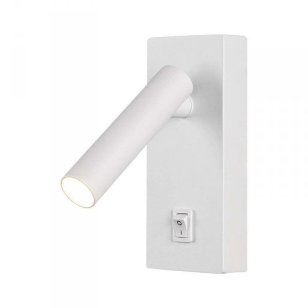 Oprawa LED V-TAC 2W Kinkiet Hotel Łóżko Włącznik Biały VT-402 3000K 150lm