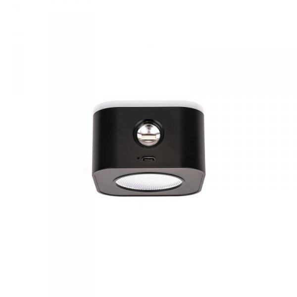 Lampka Biurkowa V-TAC 4w1 35cm Kinkiet Klips Latarka 3W LED CCT Czarna VT-10115 3000K-6000K 300lm