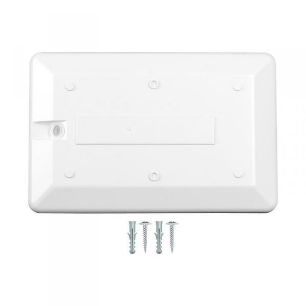 Plafon LED V-TAC SAMSUNG CHIP 12W Czujnik Zmierzchu Biały IP65 CCT IK10 Numer Domu VT-81006 4000K 1100lm 5 Lat Gwarancji
