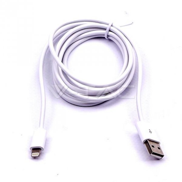Przewód Iphone Biały MFI Licence V-TAC VT-5552