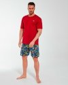 Piżama męska Cornette 326/145 Wine S-2XL bordowa