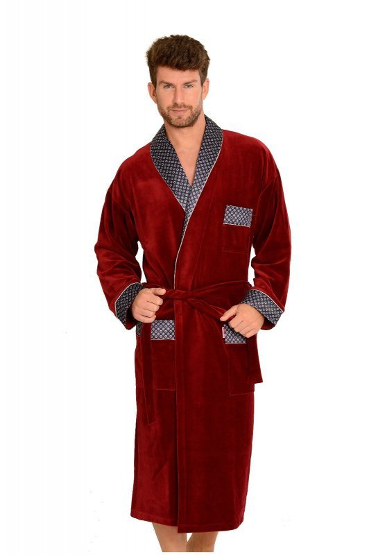 Szlafrok De Lafense Bonjur 773 długi M-2XL