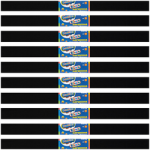 DUŻY ZESTAW DLA PRZEDSZKOLI 10X BIBUŁA 50X200 cm Bambino CZARNA