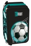 PIÓRNIK POTRÓJNY Z WYPOSAŻENIEM STRIGHT NEON FOOTBALL 1226