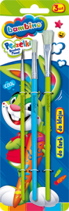 Pędzelki do farb i kleju Bambino 3 SZT 2847 