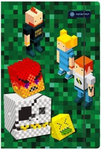 TECZKA Z GUMKĄ MINECRAFT A4 3823