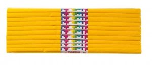 DUŻY ZESTAW DLA PRZEDSZKOLI 10X BIBUŁA 50X200 cm GDD ŻÓŁTA