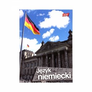 Zeszyt w kratkę A5 80 kartek J NIEMIECKI