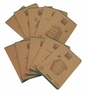 10 x ZESZYT SZKOLNY W KRATKĘ A5 60 KARTEK ECOLINE