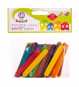 Astra Patyczki kolorowe krótkie 50 szt. 4434