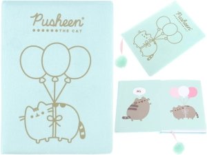 PAMIĘTNIK PLUSZOWY Z POMPONEM PUSHEEN 96k A5