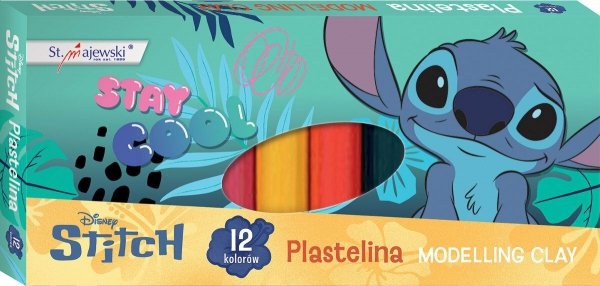 PLASTELINA 12 KOLORÓW LILO STITCH 6412