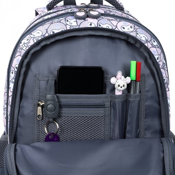 PLECAK Szkolny 4-KOMORY BPL-58 KUROMI PINK 4158