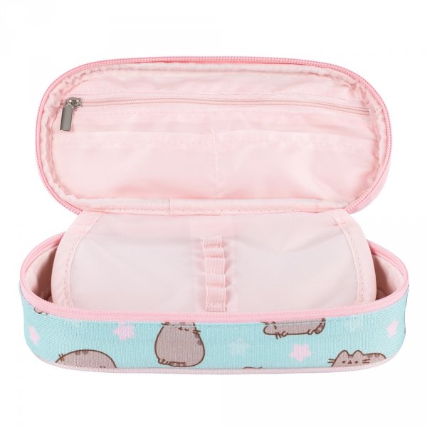 ZESTAW PLECAK 3 KOMOROWY PIÓRNIK WOREK NA OBUWIE PUSHEEN MINT