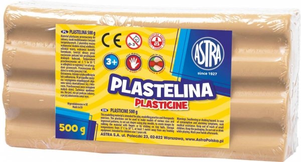 PLASTELINA ASTRA 500G 0,5 KG CIELISTA