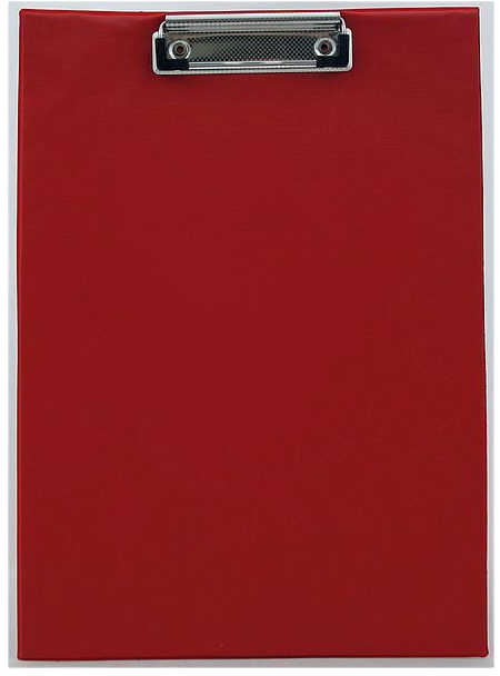 Podkładka do pisania z klipsem A4 DESKA CZERWONA