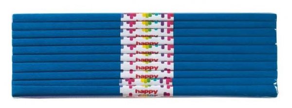 DUŻY ZESTAW DLA PRZEDSZKOLI 10X BIBUŁA 50X200 cm GDD NIEBIESKA