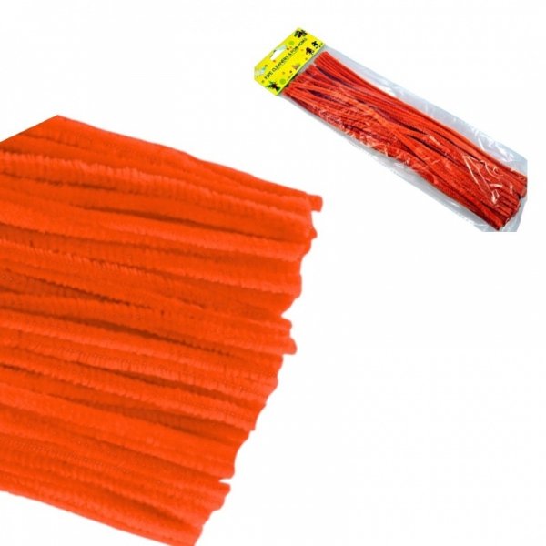 DRUCIKI DEKORACYJNE KREATYWNE 30szt POMARAŃCZOWE