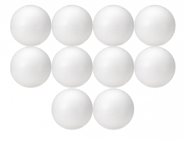 KULE STYROPIANOWE 60mm  6cm 10 sztuk