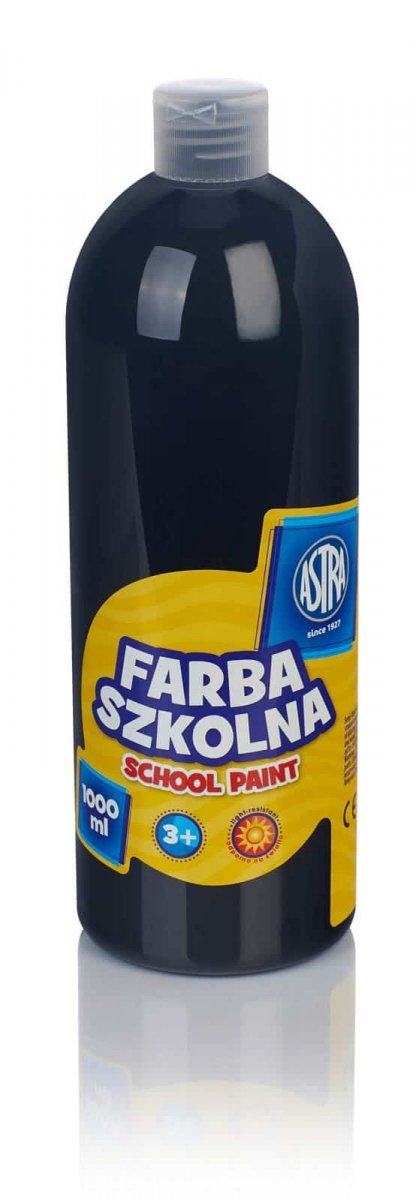 Farba szkolna CZARNA ASTRA 1000ml