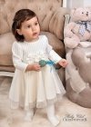 Sukienka kremowa dla dziewczynki R62-R80