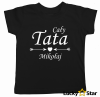 Zestaw koszulek Tata, cały tata. Twoje imiona