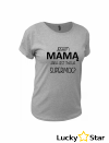 Koszulka Damska Jestem Mamą a ty jaka masz SUPERMOC?