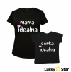 Zestaw koszulek Mama, córka idealna