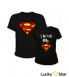 Zestaw koszulek I love my hero