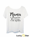 Koszulka Damska Mama to przyjaciel...