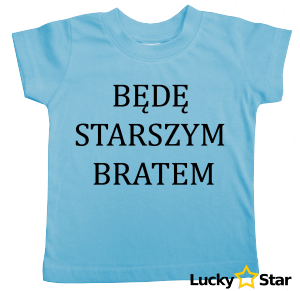 Koszulka dziecięca Będę starszym bratem
