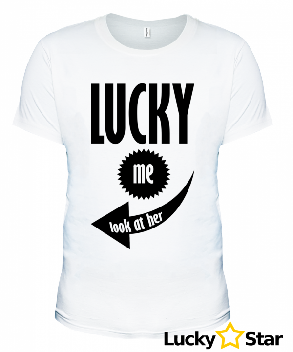 Zestaw koszulek LUCKY me look at him, her