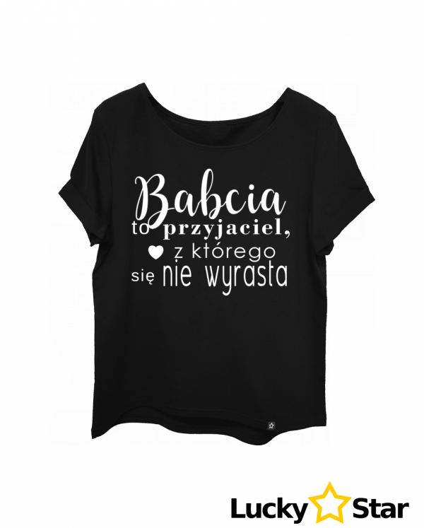 Koszulka Damska BABCIA to przyjaciel