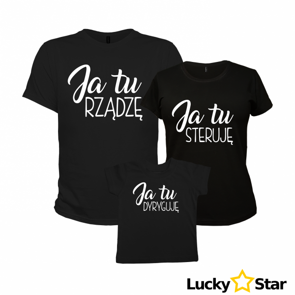 Zestaw Koszulek Ja tu Rządzę Steruję i Dyryguję