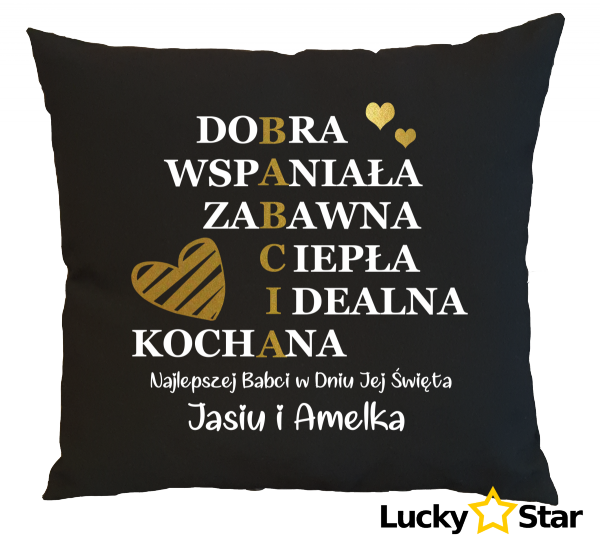 Poduszka Najlepszej Babci w dniu Jej Święta