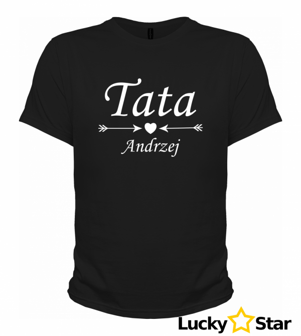 Zestaw koszulek Tata, cały tata. Twoje imiona