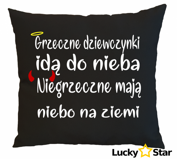 Poduszka Grzeczne dziewczynki...